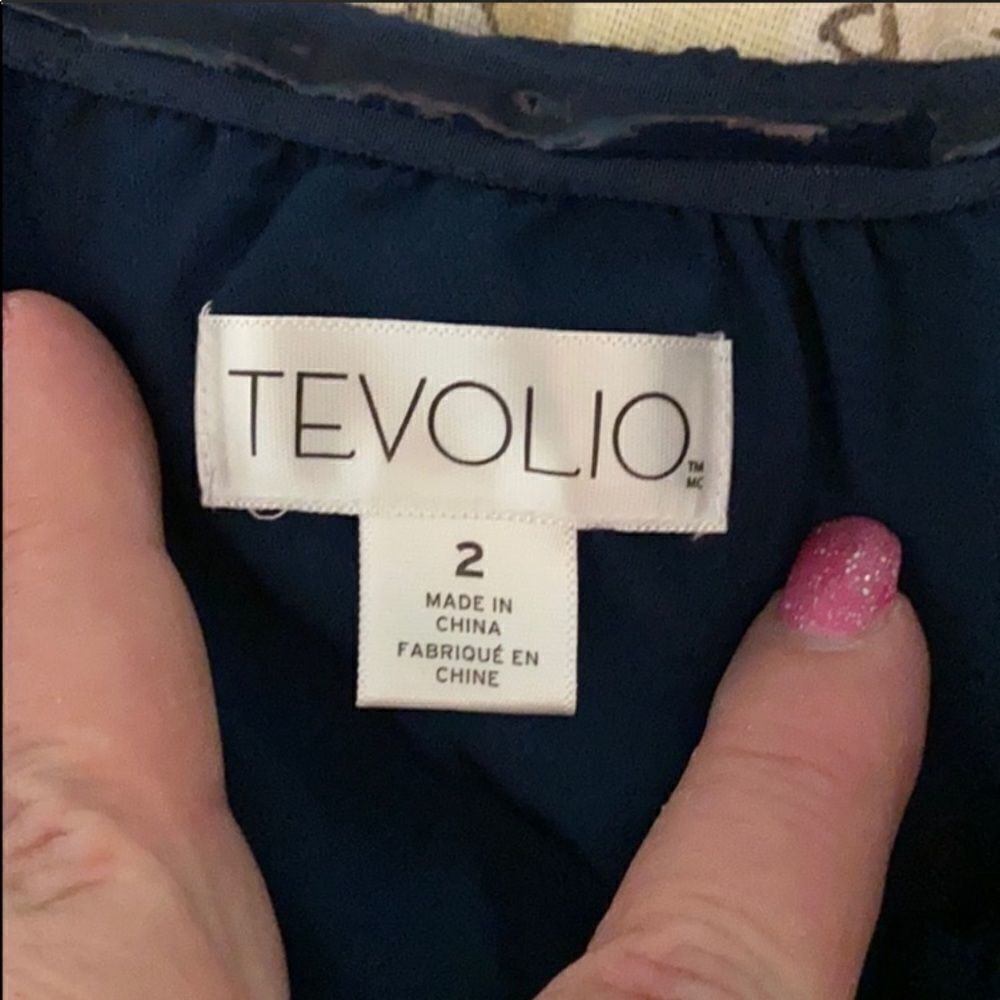 💃 Tevolio dress blue with a pocket! - Picture 8 of 8